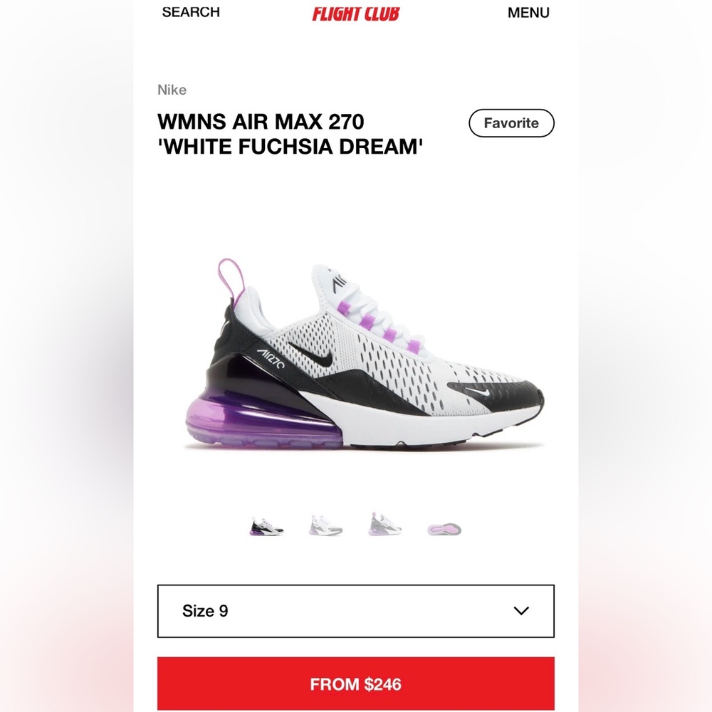 Nike WMNS Air Max 270 — White, Black & Fuchsia Accents